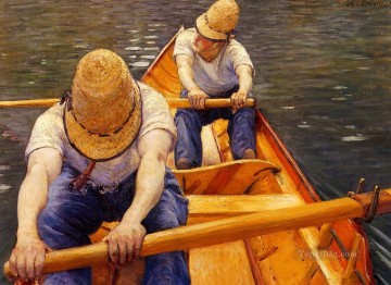 Gustave Caillebotte Painting - Remeros Gustave Caillebotte
